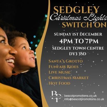 Sedgley Town Centre Christmas Lights Switch On 2024